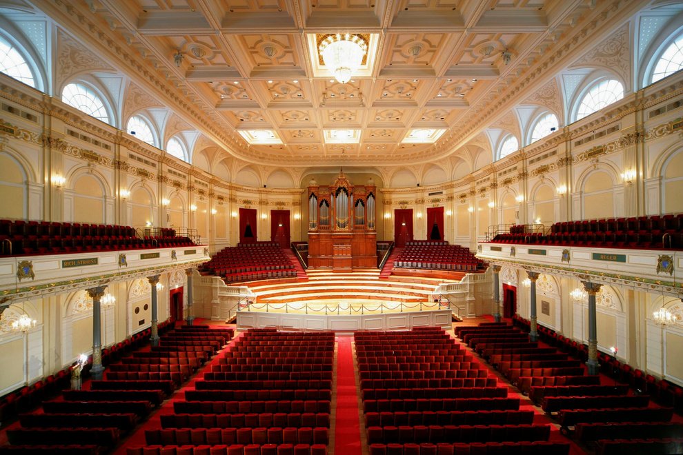 Grote zaal in het Concertgebouw - Museumplein - Amsterdam
